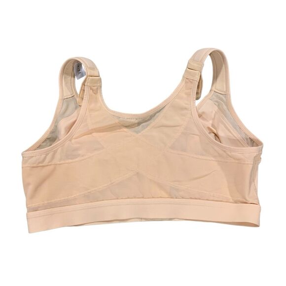 Delimira Womens Front Closure Adjustable Straps Full Coverage Wireless Bra 38DD - Picture 5 of 5